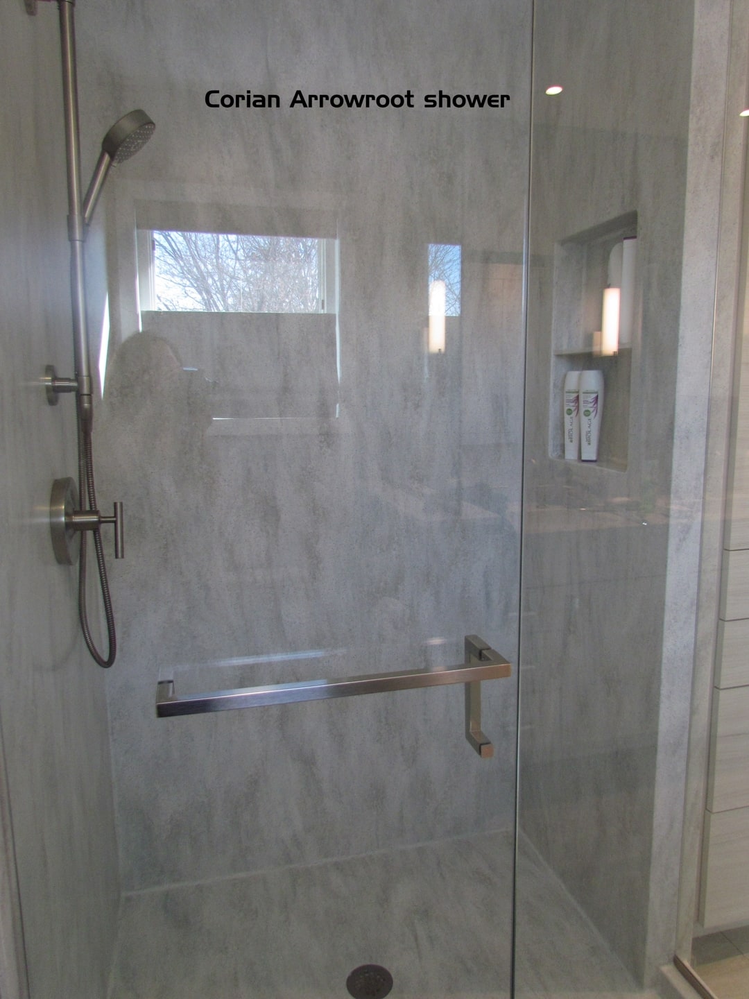 Solid Surface Showers